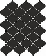 Плитка Арабески глянцевый черный 26х30 (65001)
