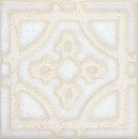 Вставка Амальфи орнамент белый 9,8х9,8 (STG\B406\1266H)
